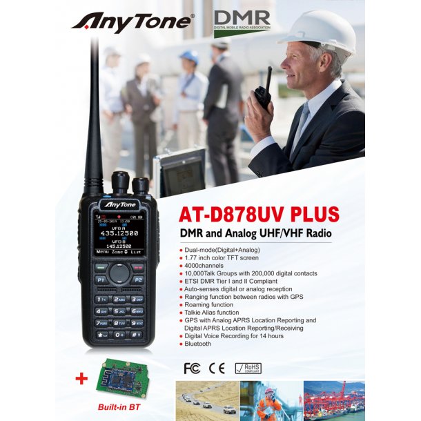 anytone bluetooth headset