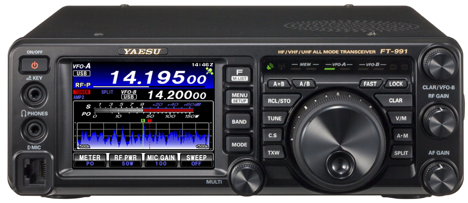 Yaesu FT 991A Amatørradio Yaesu HF radio Velkommen til FTDX 101DMP 200W HF +50MHz SDR Amatørradio Yaesu HF radio